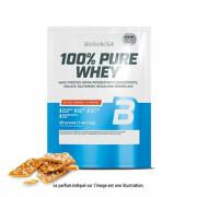 Lot de 50 sachets de protéines 100 % pur lactosérum Biotech USA - Caramel salé - 28g