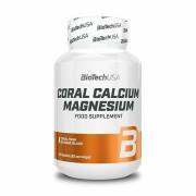 Lot de 12 pots de vitamine calcium-magnesium Biotech USA - 100 comp