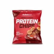Lot de 100 paquets de chips proteinées Biotech USA - Paprika
