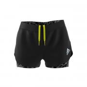Short femme adidas Fast Two-in-One Primeblue Graphic