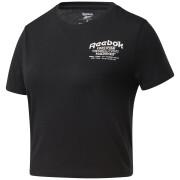 T-shirt femme Reebok TE OS Graphic- Crop