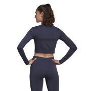 T-shirt femme adidas Aeroknit Seamless Fitted Cropped