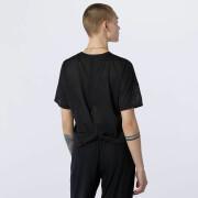 T-shirt femme New Balance achiever keyhole back graphic