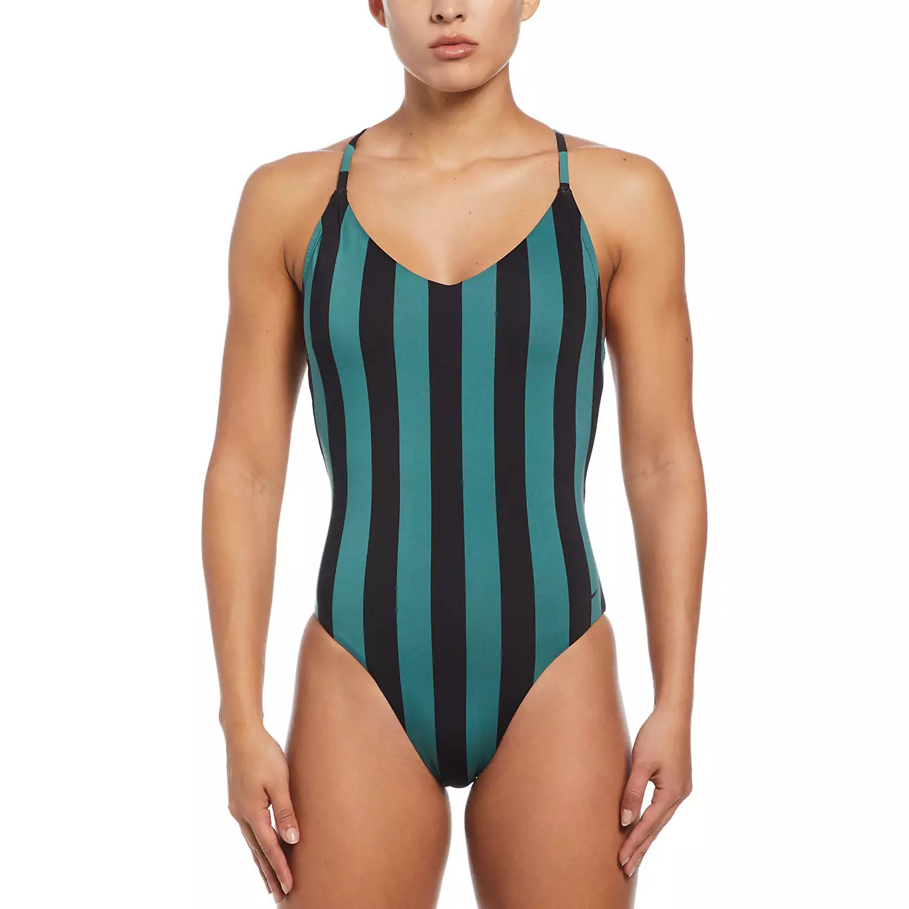 Maillot de bain 1 pièce fille Nike Statement Stripe