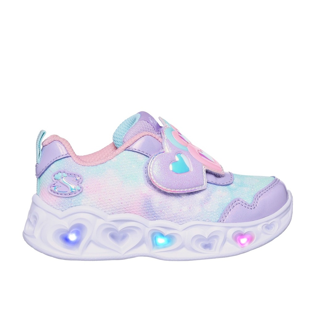 Baskets bébé fille Skechers Heart Lights